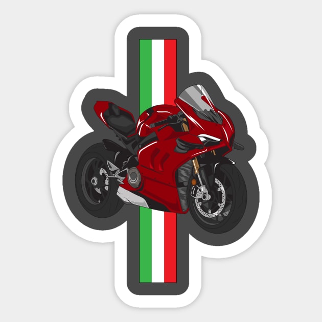 Ducati Panigale V4R Sticker by AdriaStore1